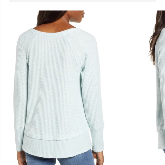 Light blue waffle tunic - Picture 2 of 4